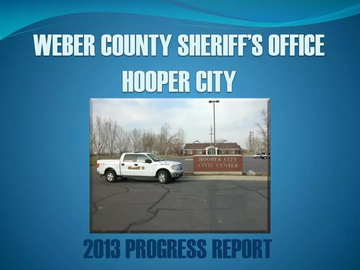 weber county sheriff s office hooper city