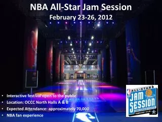 NBA All-Star Jam Session February 23-26, 2012