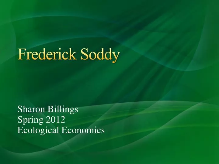 frederick soddy