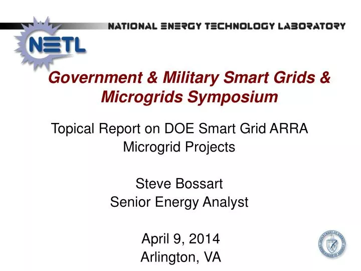 government military smart grids microgrids symposium