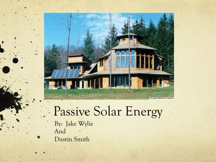 passive solar energy