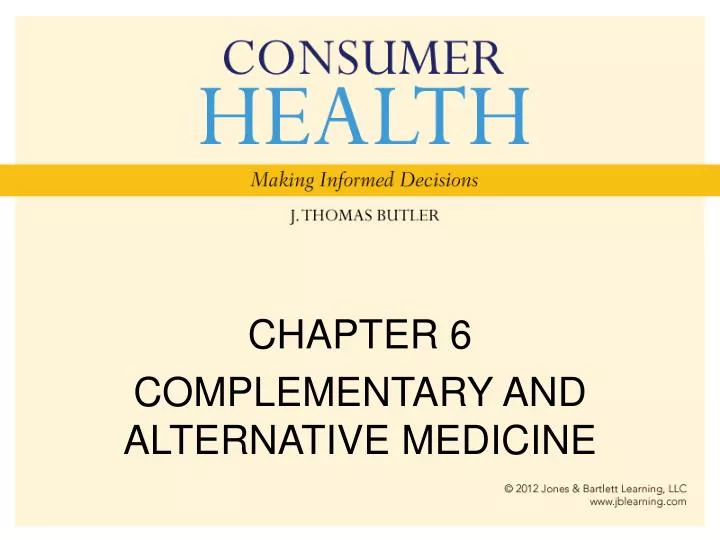 chapter 6 complementary and alternative medicine