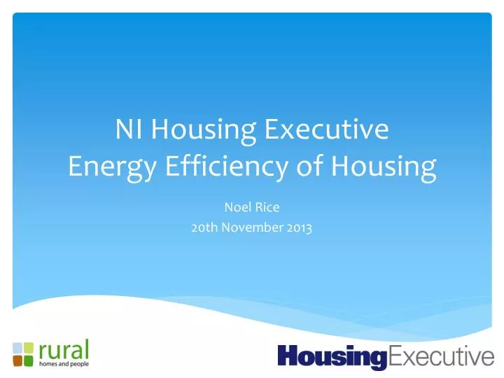 ni housing executive energy efficiency of housing