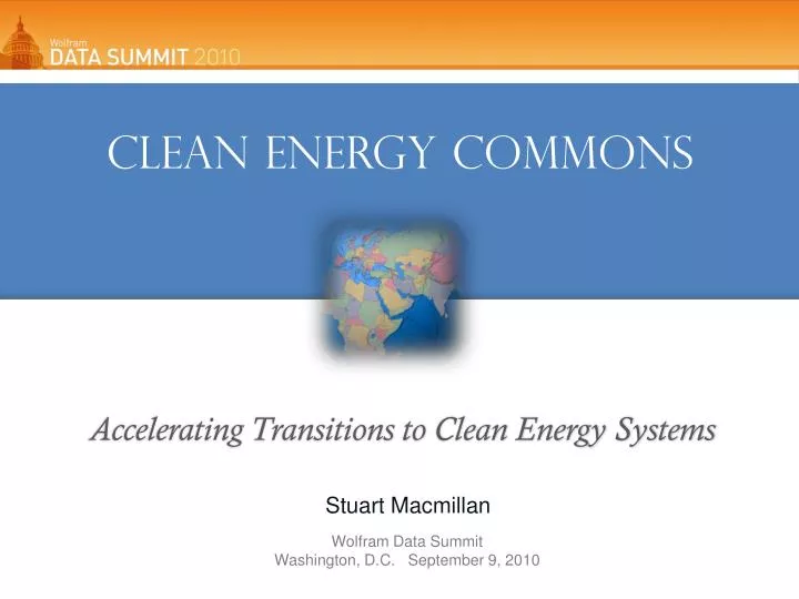 clean energy commons