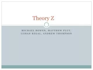 Theory Z