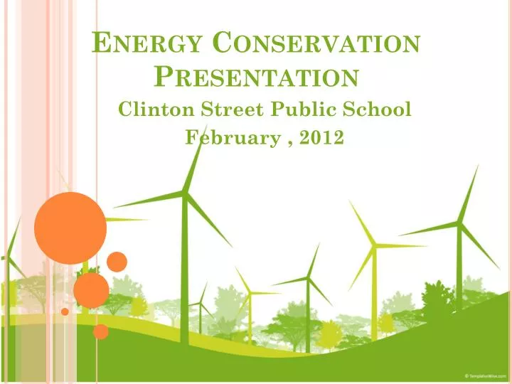 energy conservation presentation