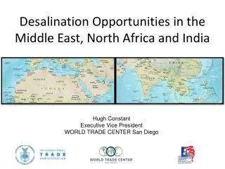 Desalination Opportunities in the Middle East, North Africa and India