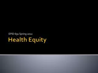 Health Equity