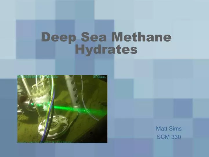deep sea methane hydrates