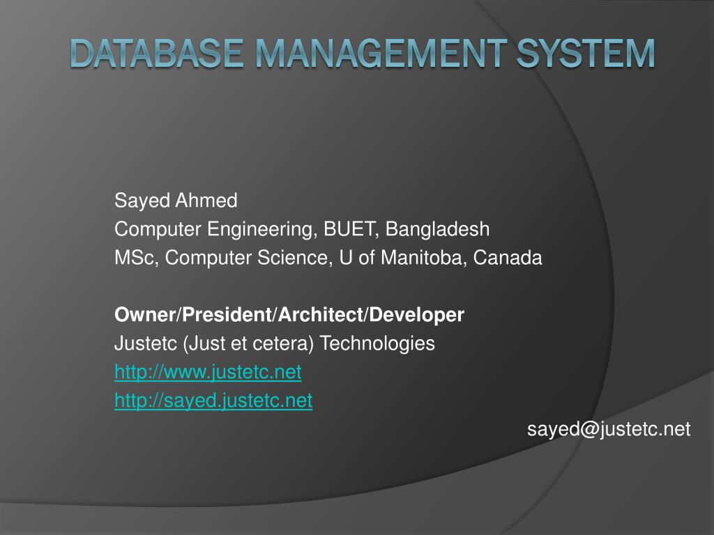 PPT - Database management system PowerPoint Presentation, free download ...