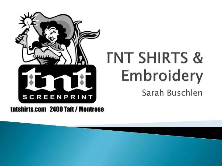tnt shirts embroidery