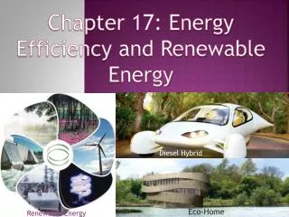 Chapter 17: Energy Efficiency and Renewable Energy