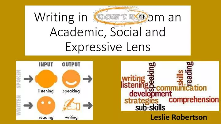 writing in from an academic social and expressive lens