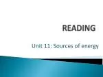 READING - slide 1