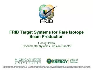 FRIB Target Systems for Rare Isotope Beam Production