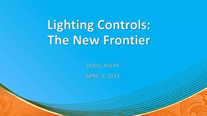 lighting controls the new frontier