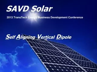 SAVD Solar