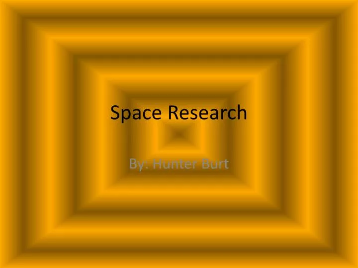 space research