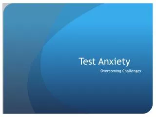 Test Anxiety