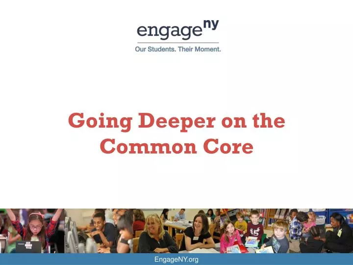 going deeper on the common core