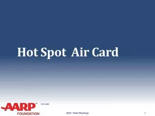 Hot Spot Air Card