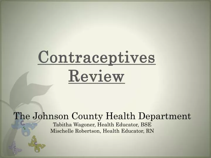 contraceptives review