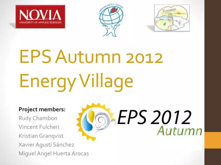 eps autumn 2012 energy village