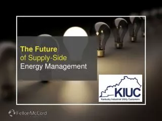 The Future of Supply-Side Energy Management