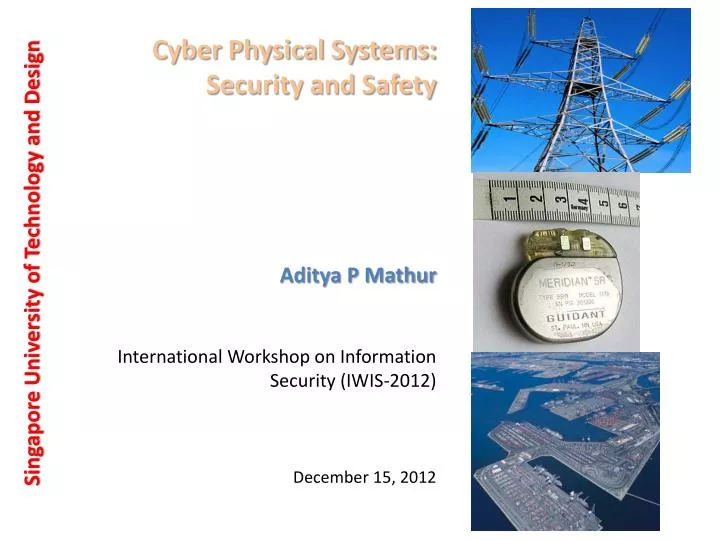 cyber physical systems security and safety