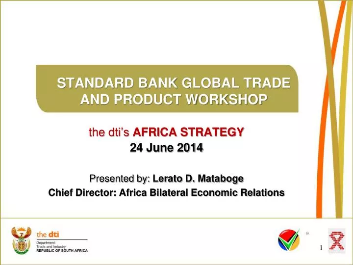 standard bank global trade and product workshop