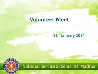 National Service Scheme, IIT Madras