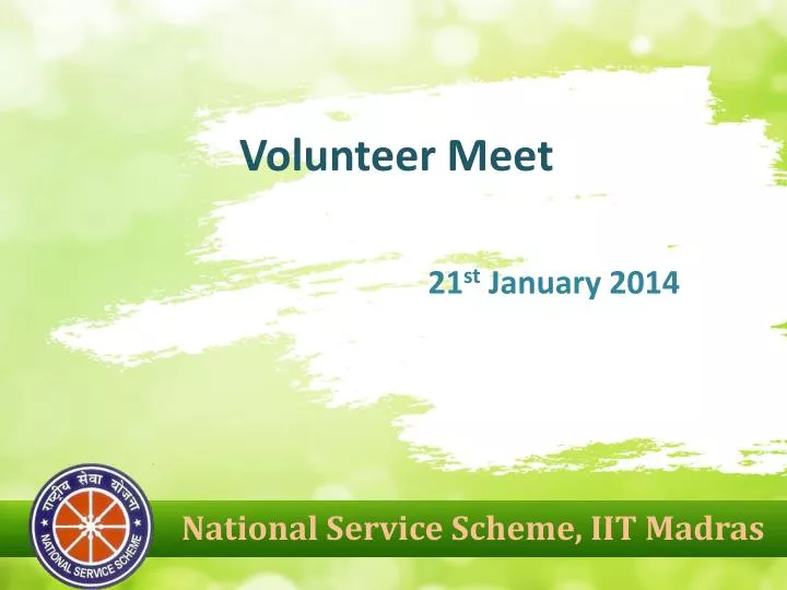 national service scheme iit madras