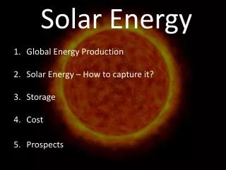 Solar Energy