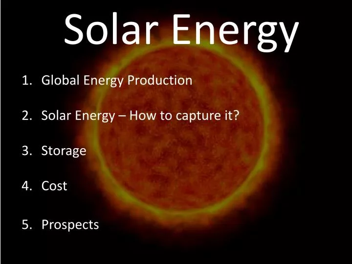 solar energy