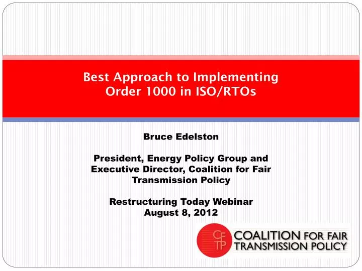 best approach to implementing order 1000 in iso rtos