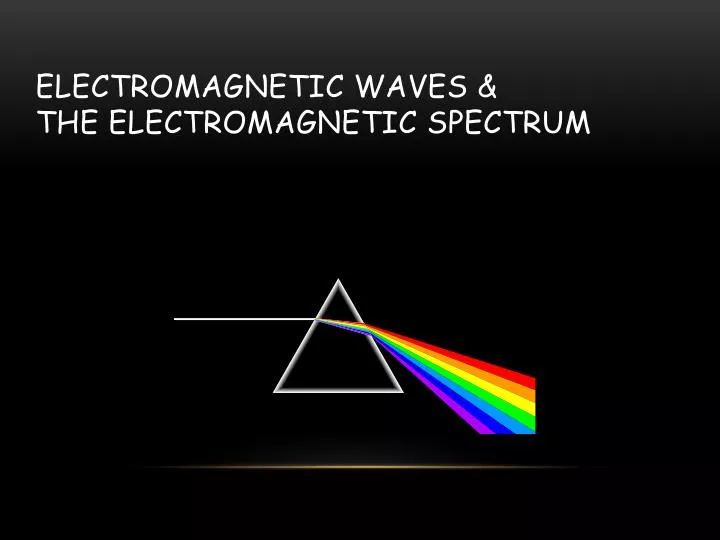 electromagnetic waves the electromagnetic spectrum