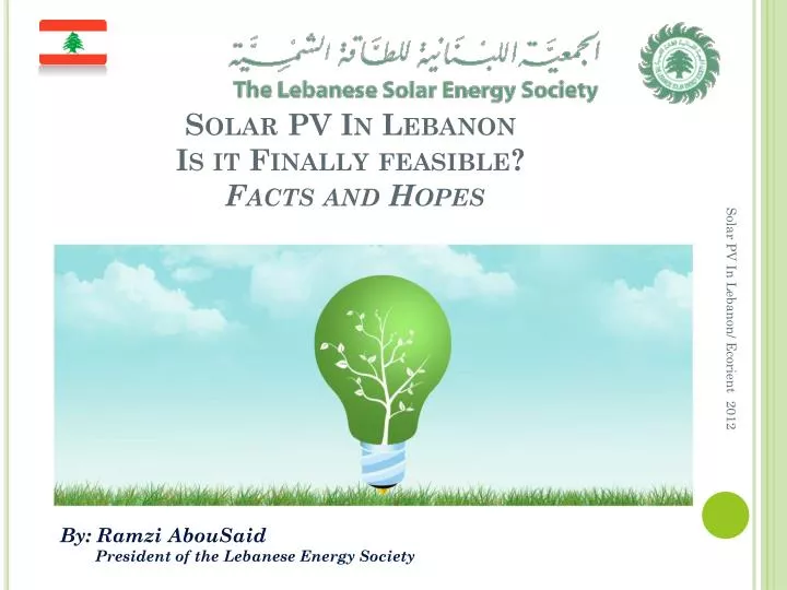 solar pv in lebanon is it finally feasible facts and hopes