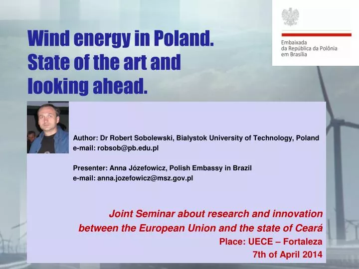 wind energy in poland state of the art and looking ahead