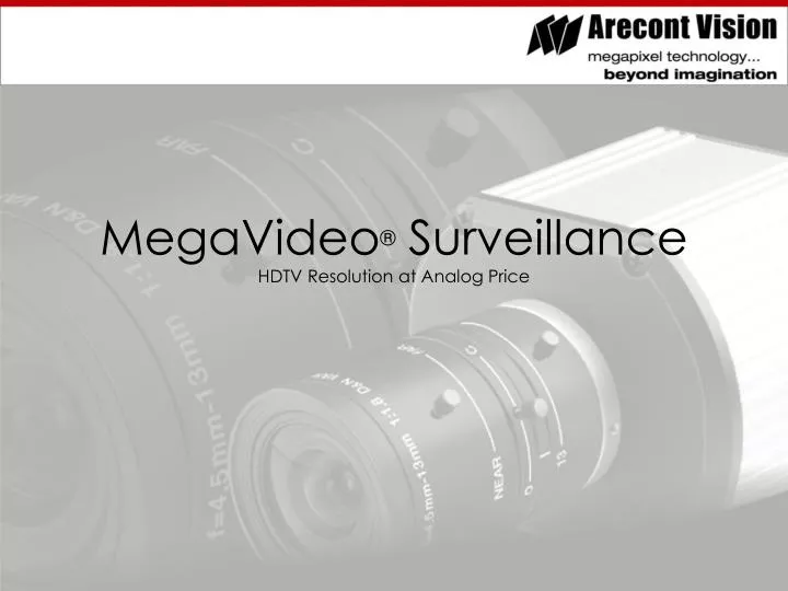 megavideo surveillance hdtv resolution at analog price