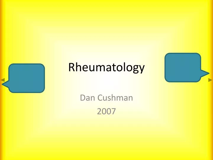 rheumatology