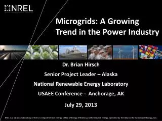 Microgrids : A Growing Trend in the Power Industry