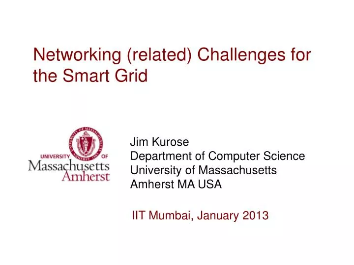 networking related challenges for the smart grid