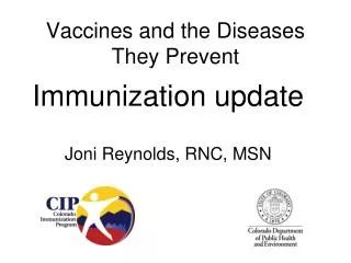 Vaccines and the Diseases They Prevent