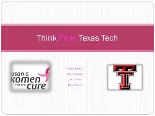 Think Pink, Texas Tech
