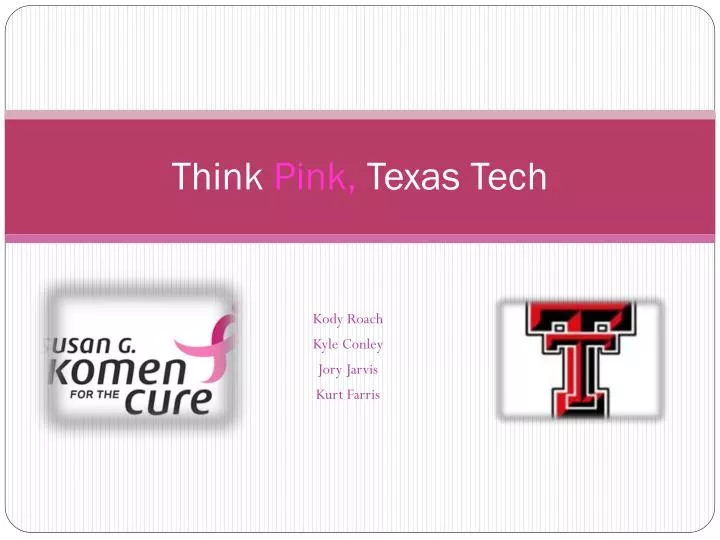think pink texas tech