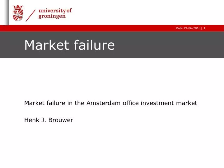 market failure