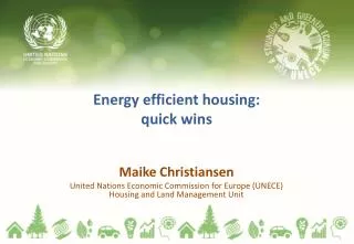 Energy efficient housing: quick wins