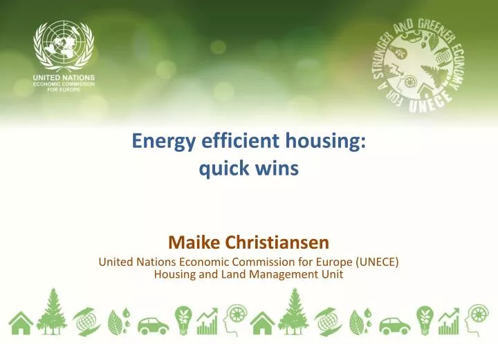 energy efficient housing quick wins
