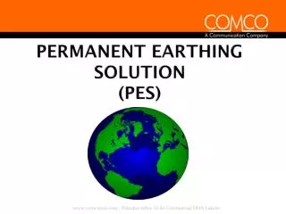 PERMANENT Earthing SOLUTION (PES)