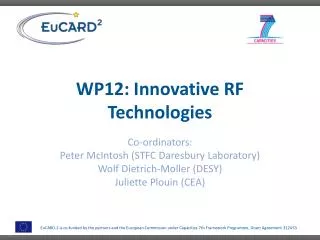 WP12: Innovative RF Technologies